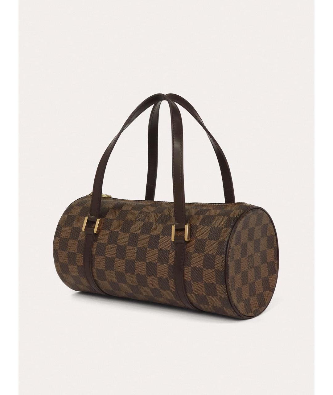 LOUIS VUITTON Коричневая сумка с короткими ручками, фото 2