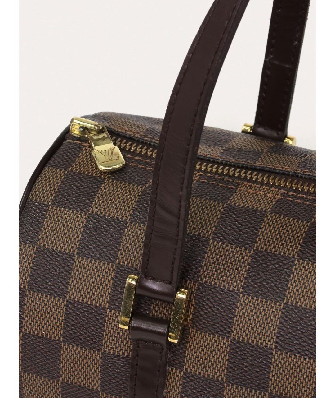 LOUIS VUITTON Коричневая сумка с короткими ручками, фото 7