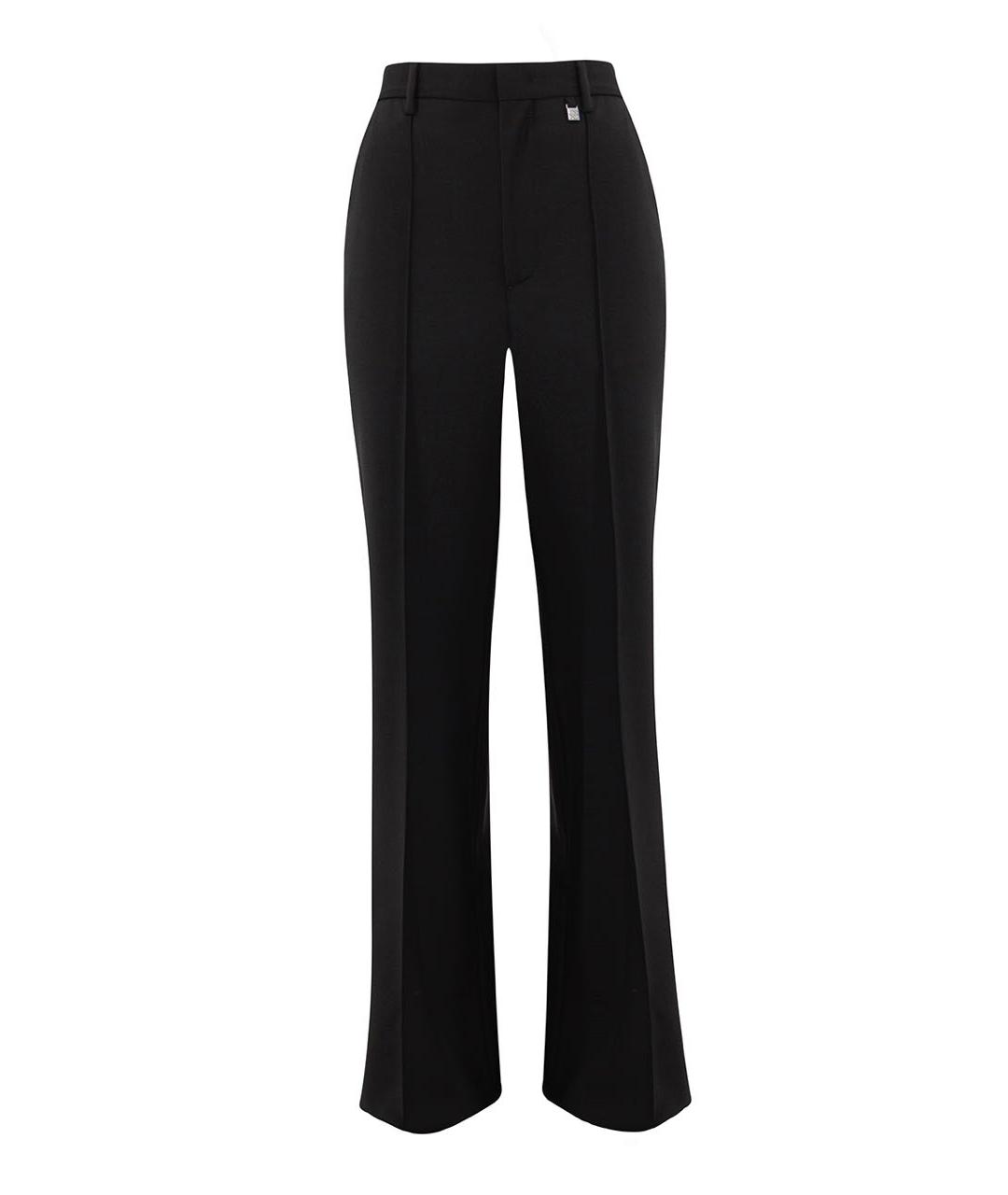 GIUSEPPE DI MORABITO Черные шерстяные брюки узкие, фото 1