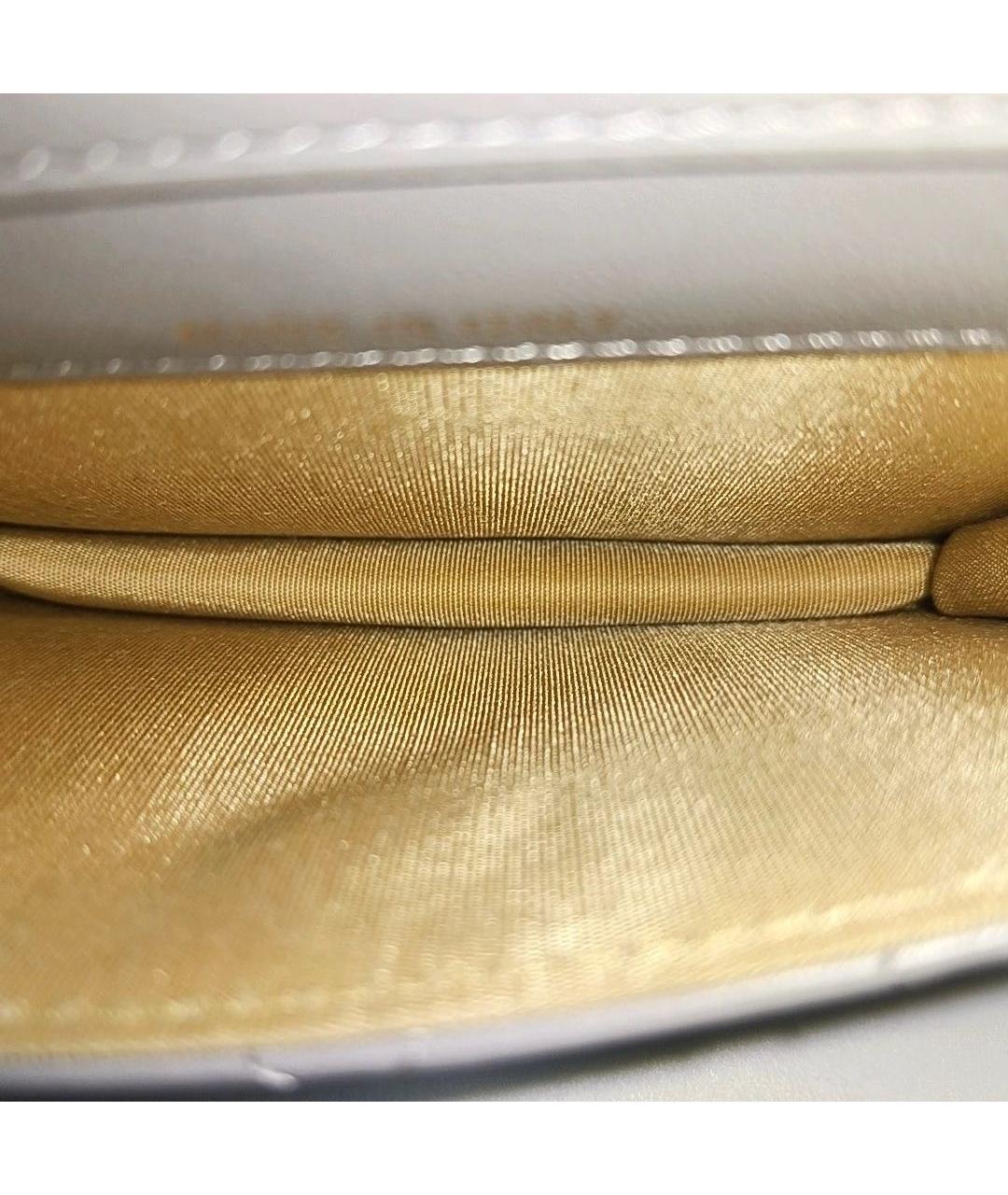 CHANEL Антрацитовая кожаная сумка через плечо, фото 8