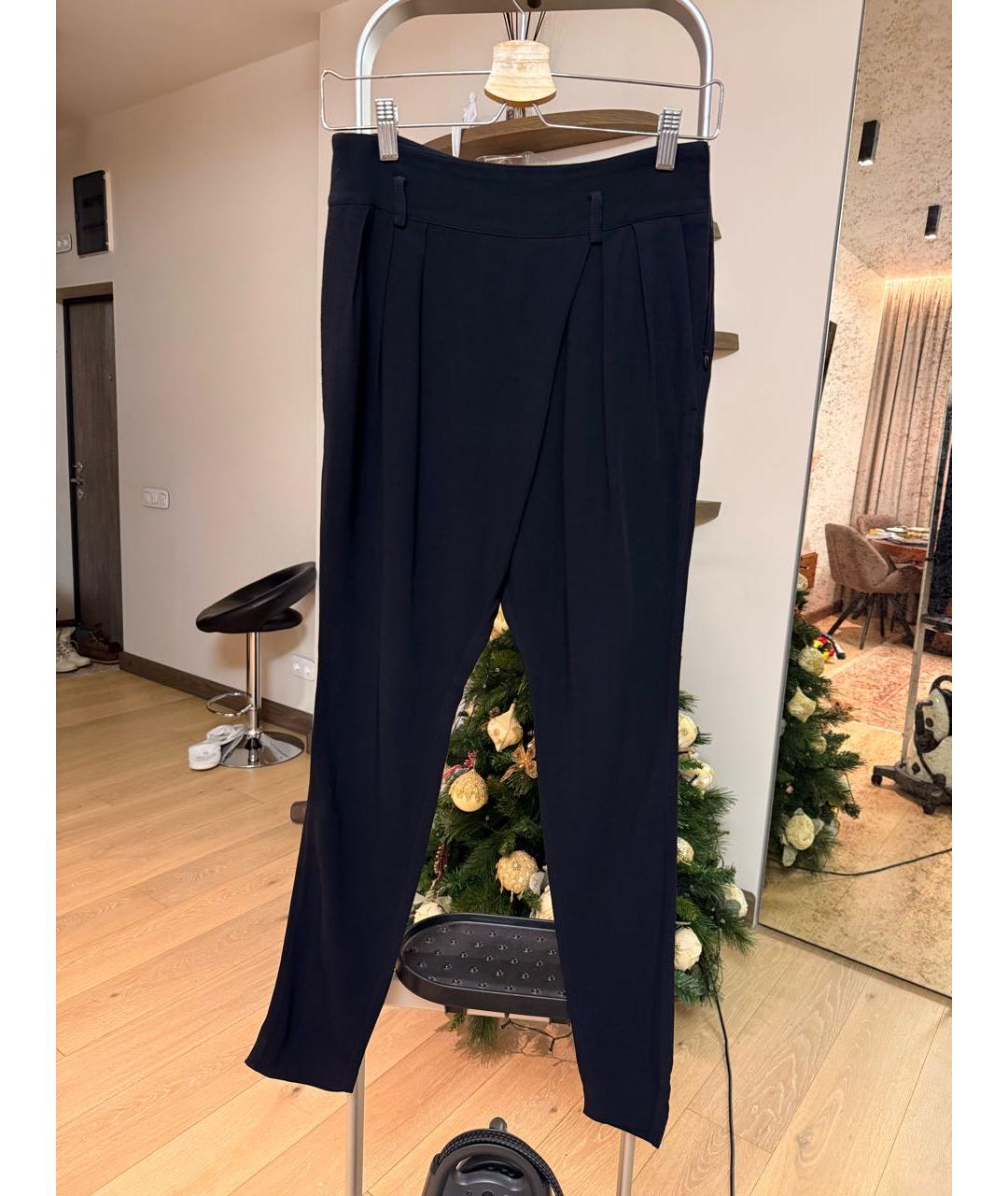 GIVENCHY Черные шерстяные прямые брюки, фото 5