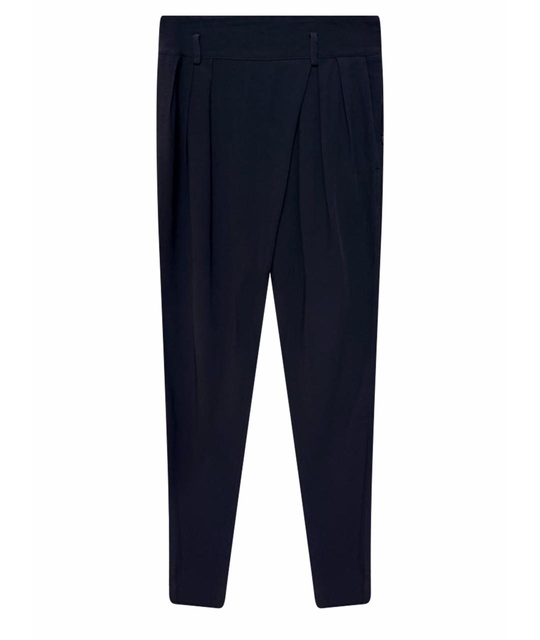 GIVENCHY Черные шерстяные прямые брюки, фото 1