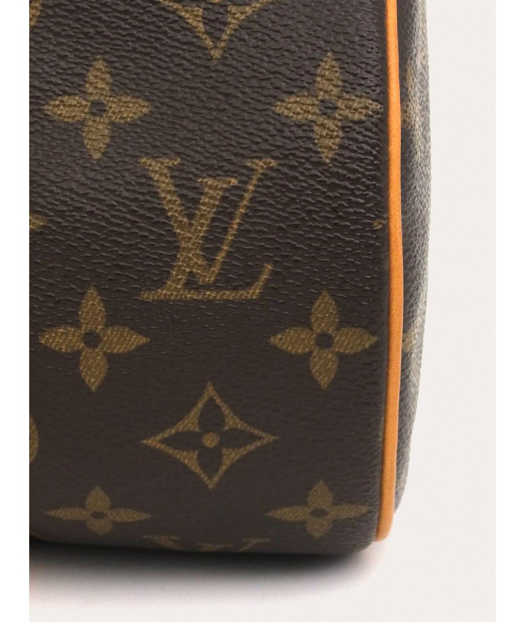 LOUIS VUITTON Коричневая сумка с короткими ручками, фото 7