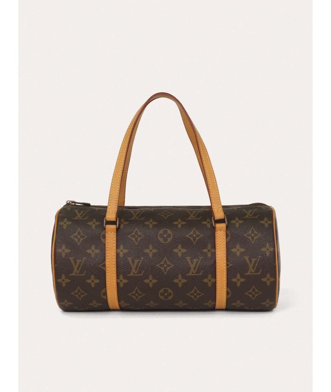 LOUIS VUITTON Коричневая сумка с короткими ручками, фото 9