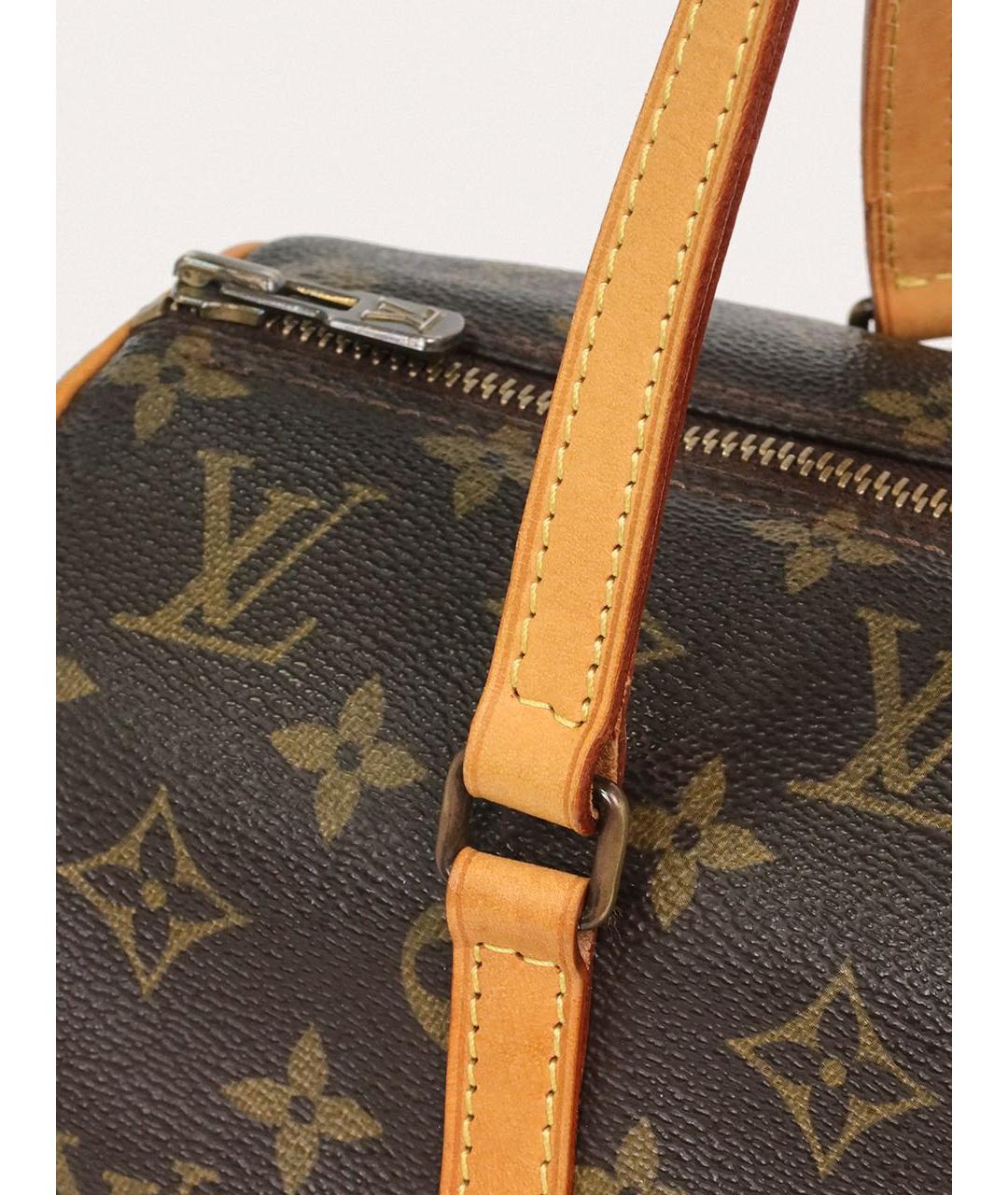 LOUIS VUITTON Коричневая сумка с короткими ручками, фото 6