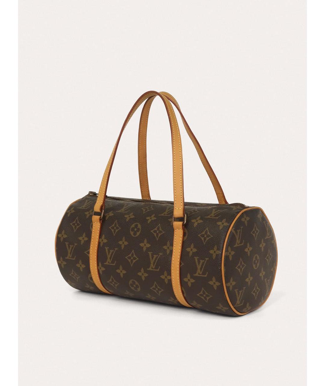 LOUIS VUITTON Коричневая сумка с короткими ручками, фото 2