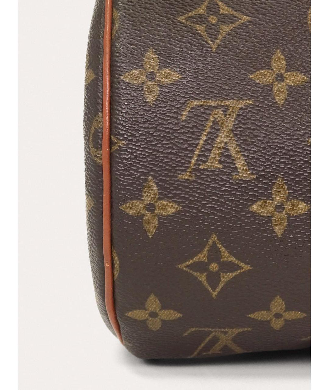 LOUIS VUITTON Коричневая сумка с короткими ручками, фото 7