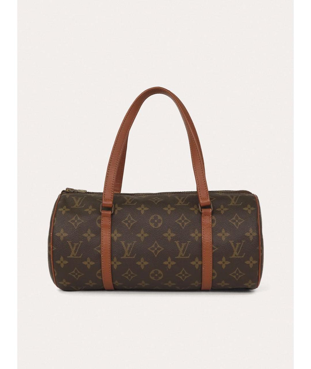 LOUIS VUITTON Коричневая сумка с короткими ручками, фото 9