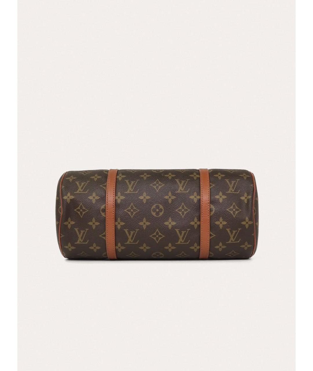 LOUIS VUITTON Коричневая сумка с короткими ручками, фото 6