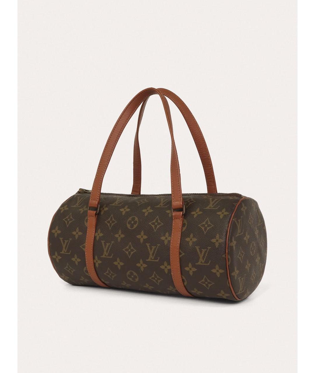 LOUIS VUITTON Коричневая сумка с короткими ручками, фото 2