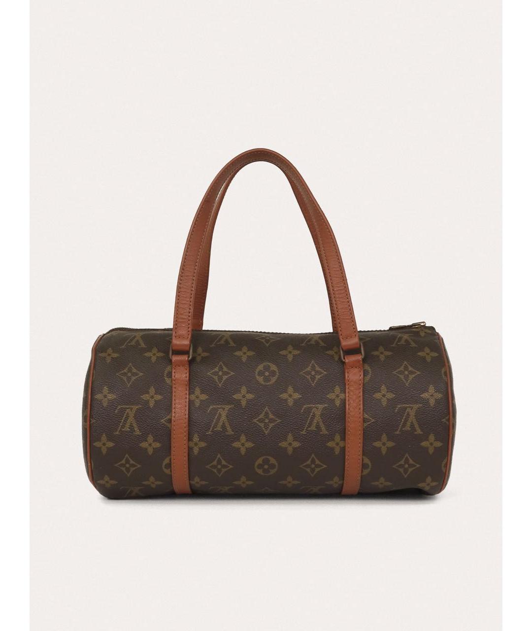 LOUIS VUITTON Коричневая сумка с короткими ручками, фото 3