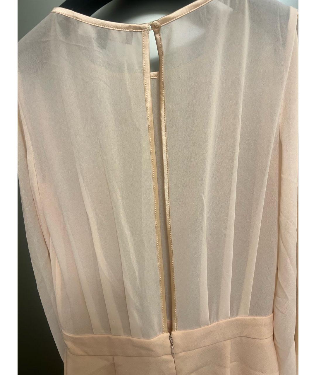 ELISABETTA FRANCHI Коралловый полиэстеровый комбинезон, фото 7