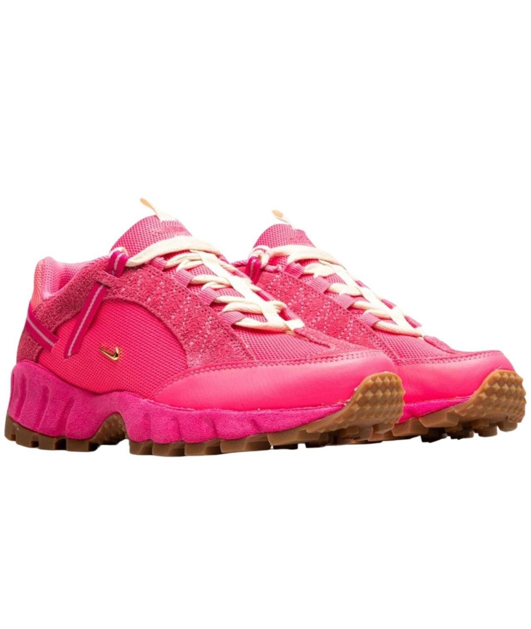 JACQUEMUS Розовые текстильные кроссовки, фото 2