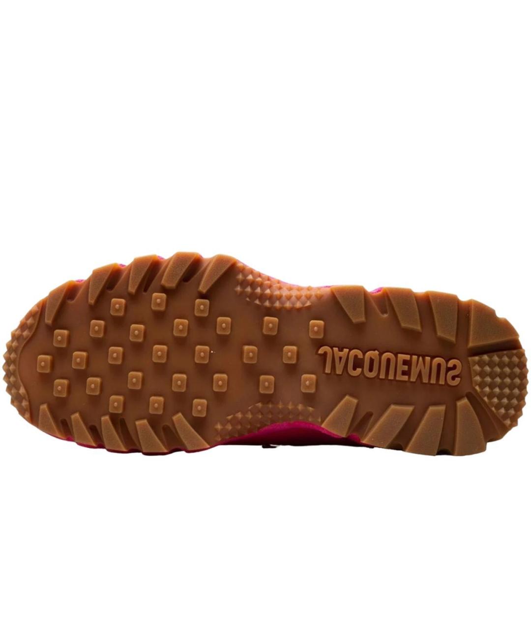 JACQUEMUS Розовые текстильные кроссовки, фото 4