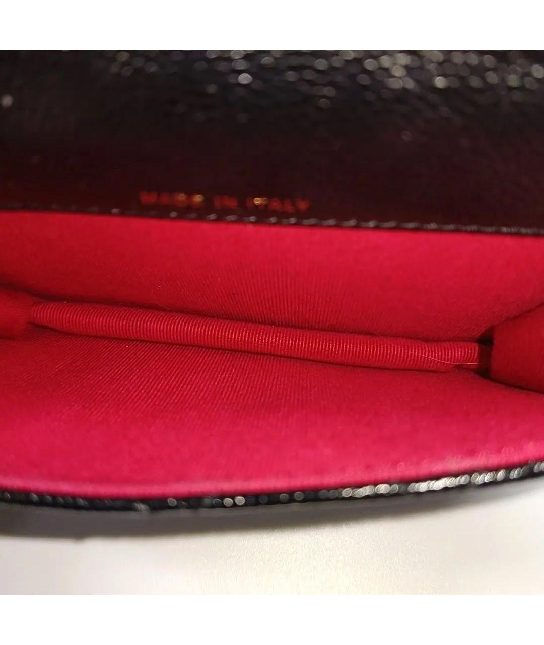 CHANEL Черная кожаная сумка через плечо, фото 6