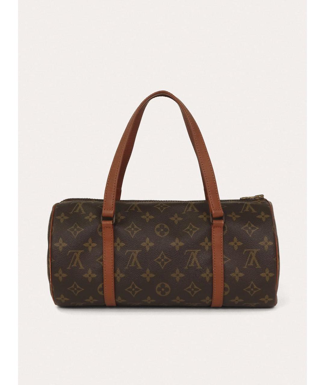 LOUIS VUITTON Коричневая сумка с короткими ручками, фото 3