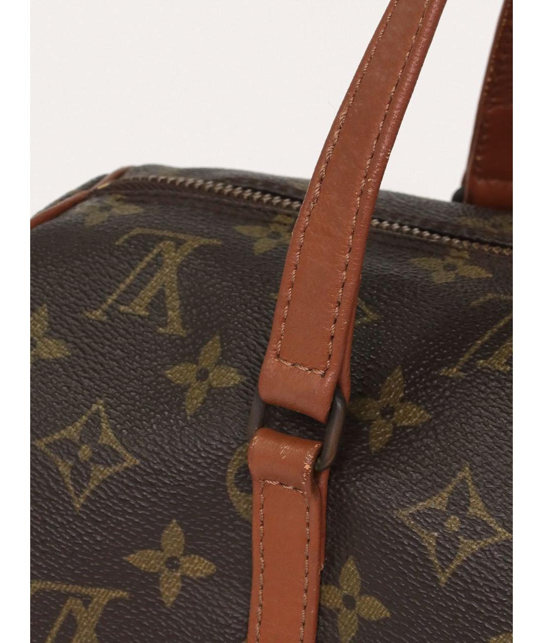 LOUIS VUITTON Коричневая сумка с короткими ручками, фото 6