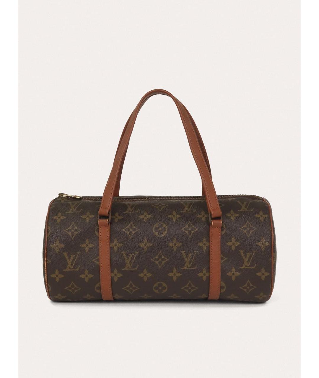 LOUIS VUITTON Коричневая сумка с короткими ручками, фото 9