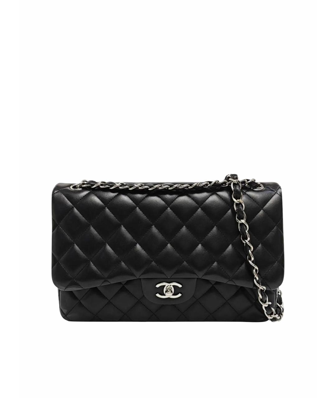 CHANEL Черная кожаная сумка тоут, фото 1