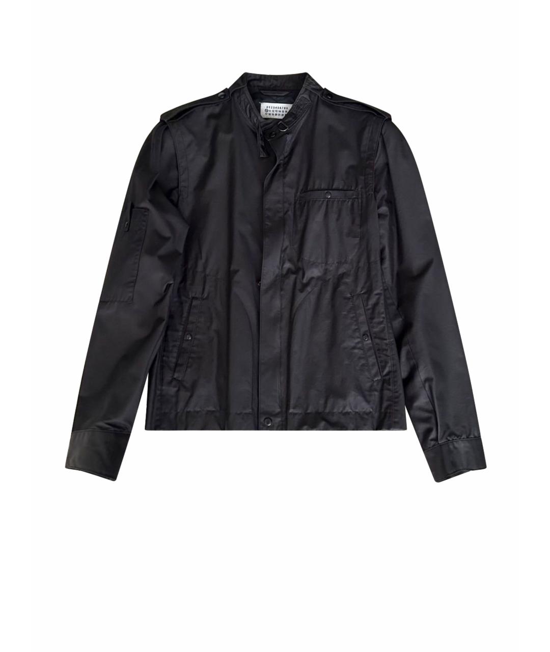 MAISON MARGIELA Черная хлопковая куртка, фото 1