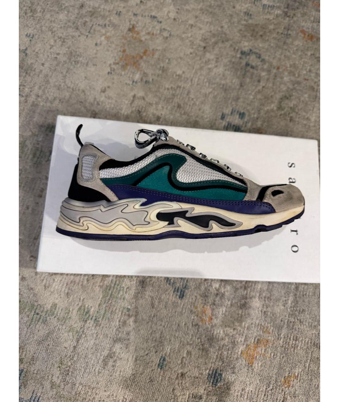 SANDRO Мульти замшевые кроссовки, фото 8