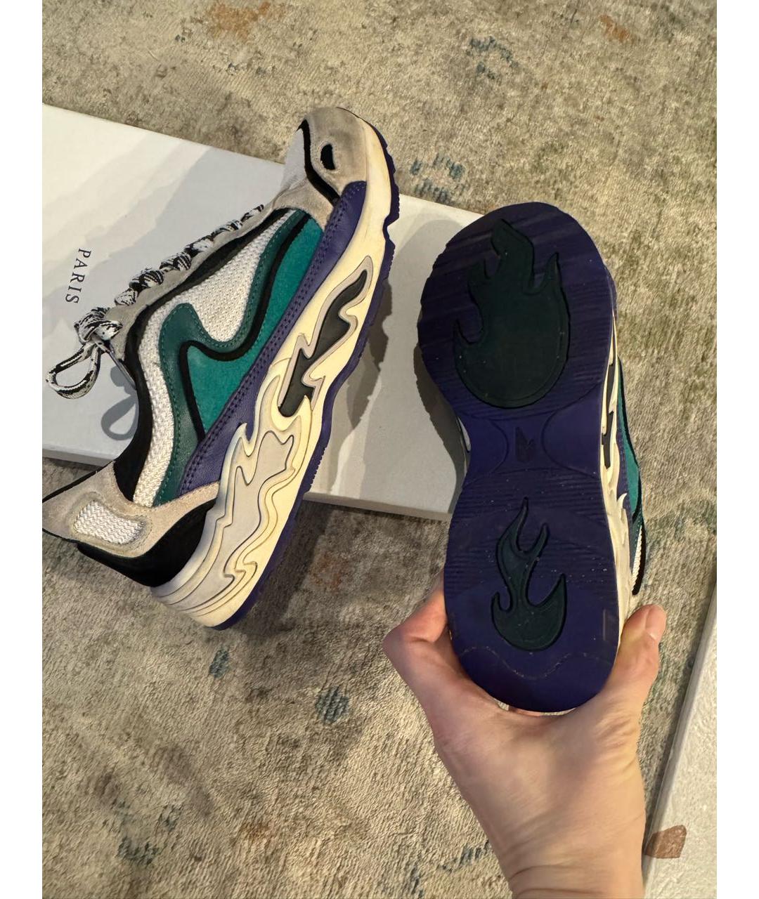 SANDRO Мульти замшевые кроссовки, фото 6