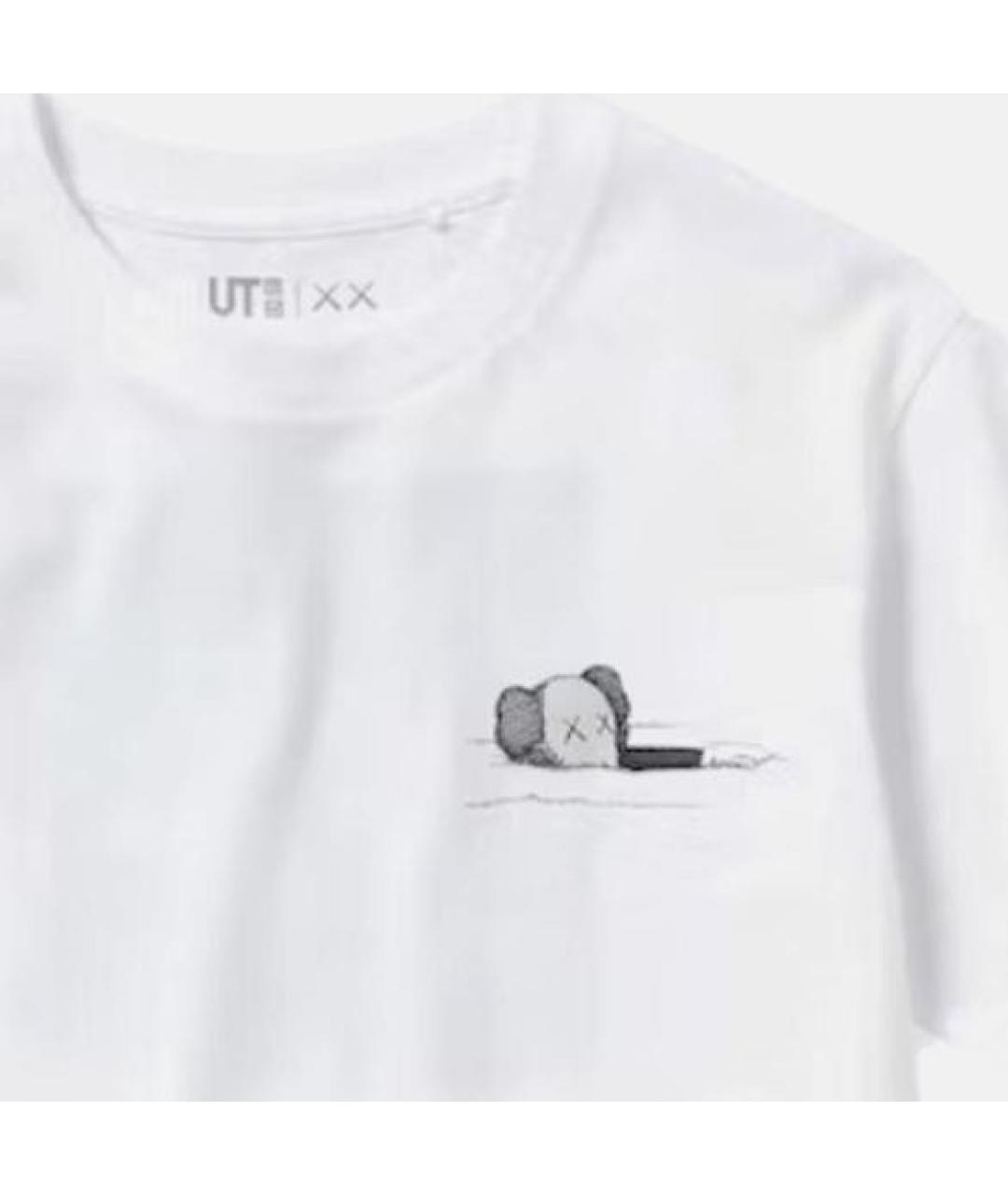 KAWS Белая хлопковая футболка, фото 3