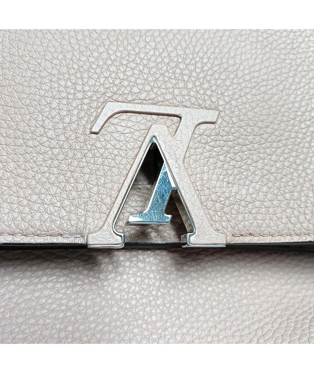 LOUIS VUITTON Розовая кожаная сумка тоут, фото 7