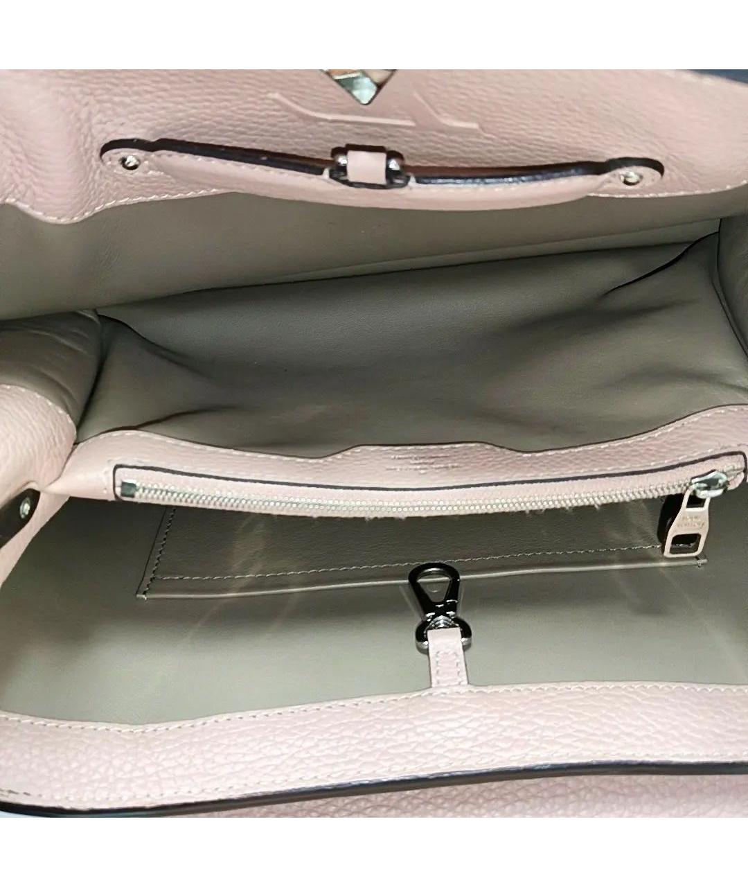 LOUIS VUITTON Розовая кожаная сумка тоут, фото 6