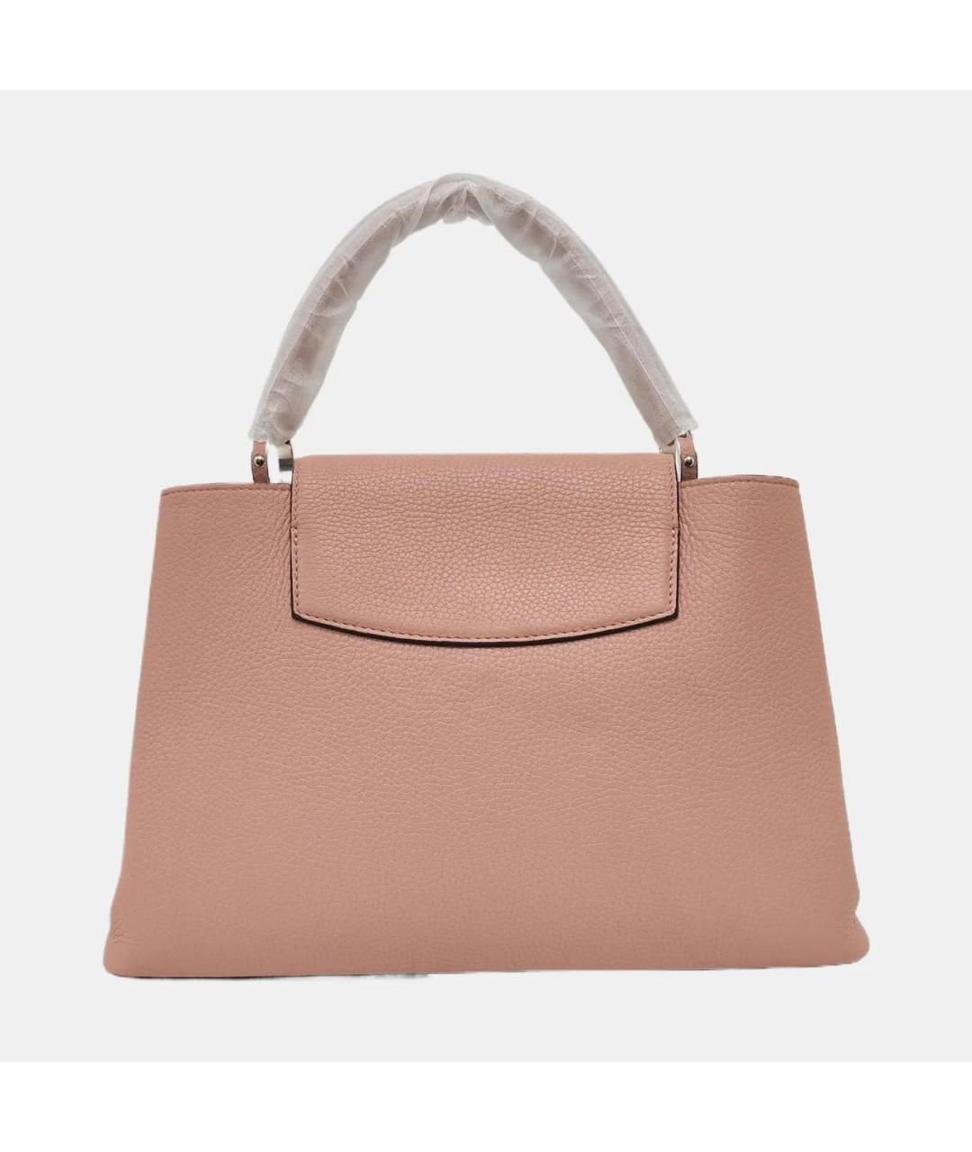 LOUIS VUITTON Розовая кожаная сумка тоут, фото 4