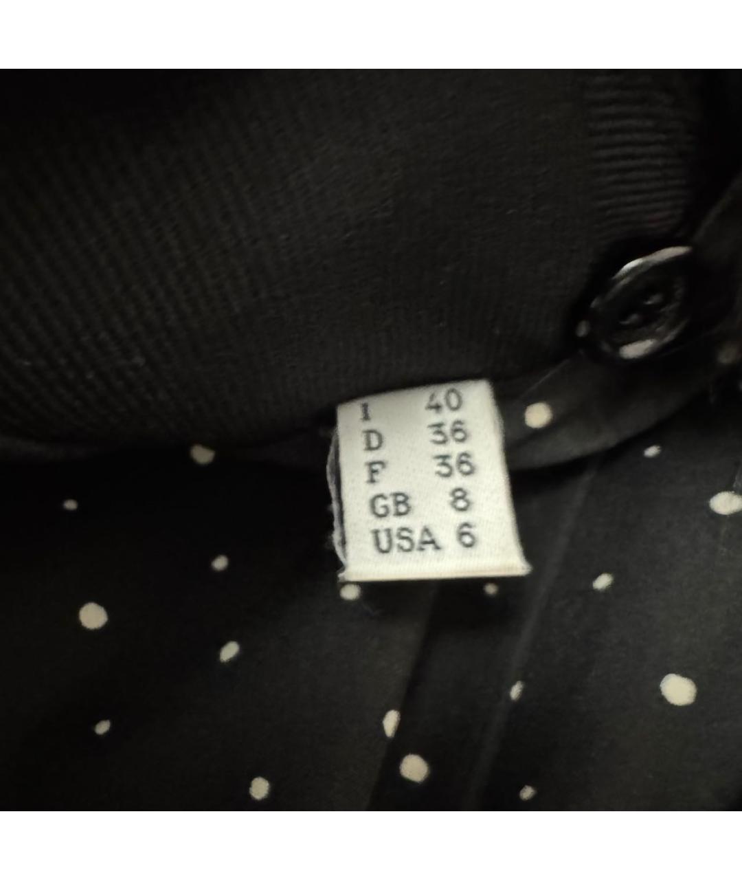MOSCHINO Черное шерстяное пальто, фото 5