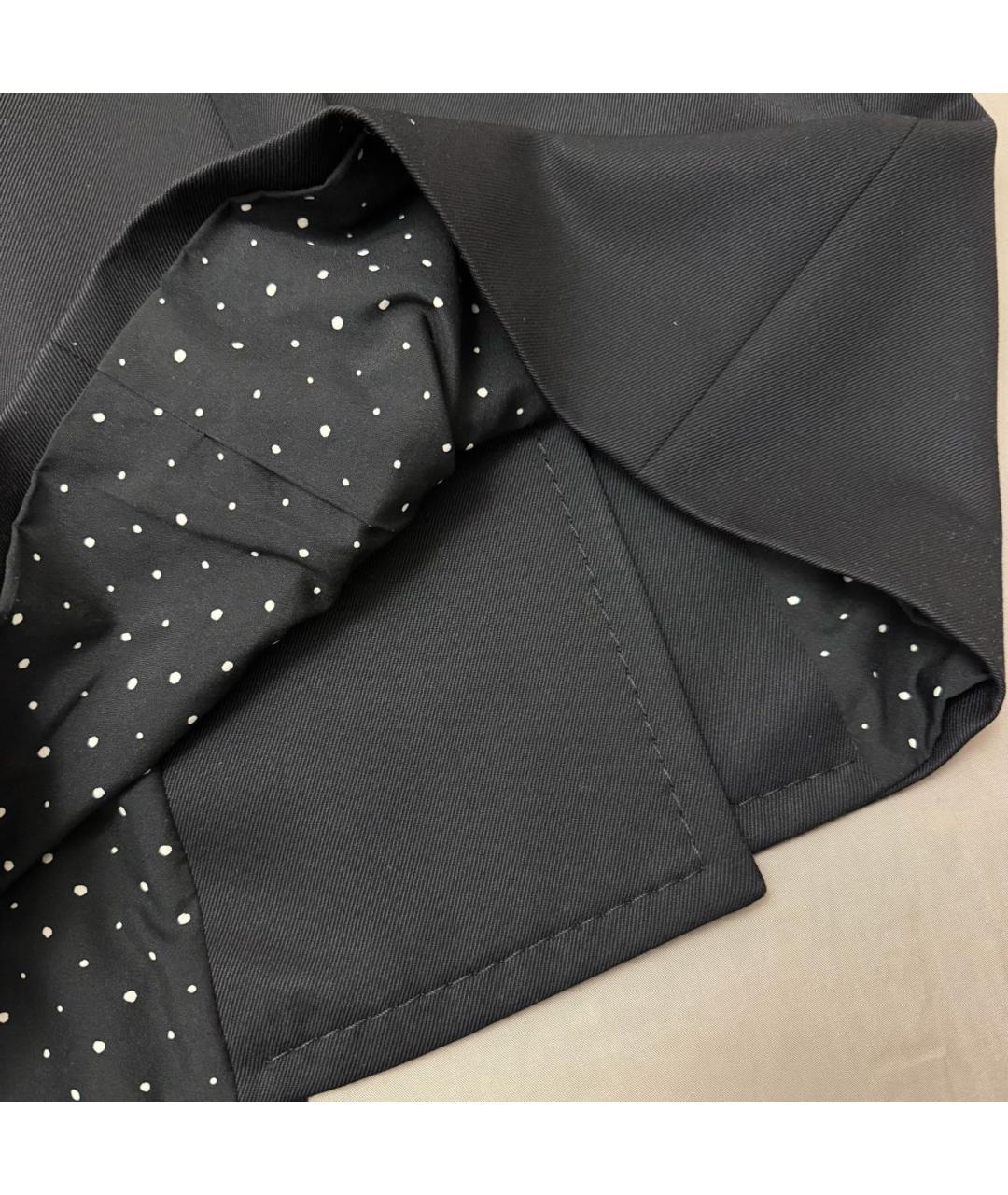 MOSCHINO Черное шерстяное пальто, фото 8