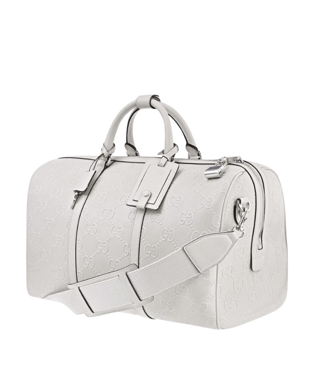 GUCCI Белая дорожная/спортивная сумка, фото 1
