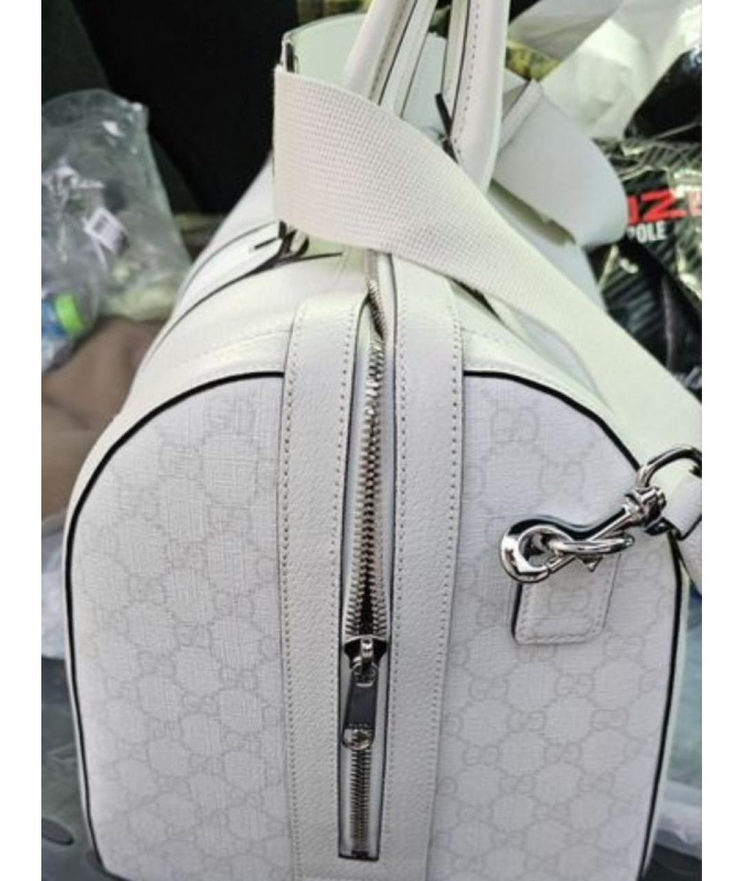 GUCCI Белая дорожная/спортивная сумка, фото 9