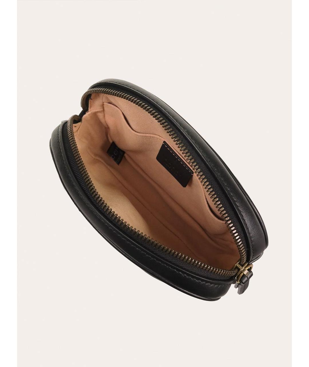 GUCCI Черная кожаная поясная сумка, фото 8