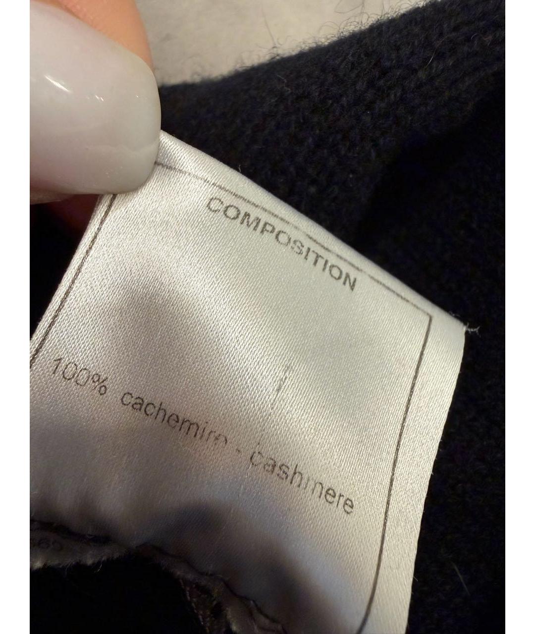 CHANEL Черный кашемировый кардиган, фото 6
