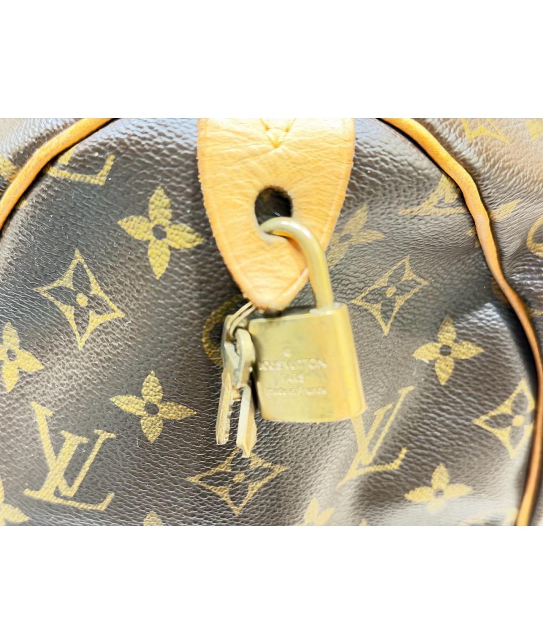 LOUIS VUITTON Коричневая сумка с короткими ручками, фото 8