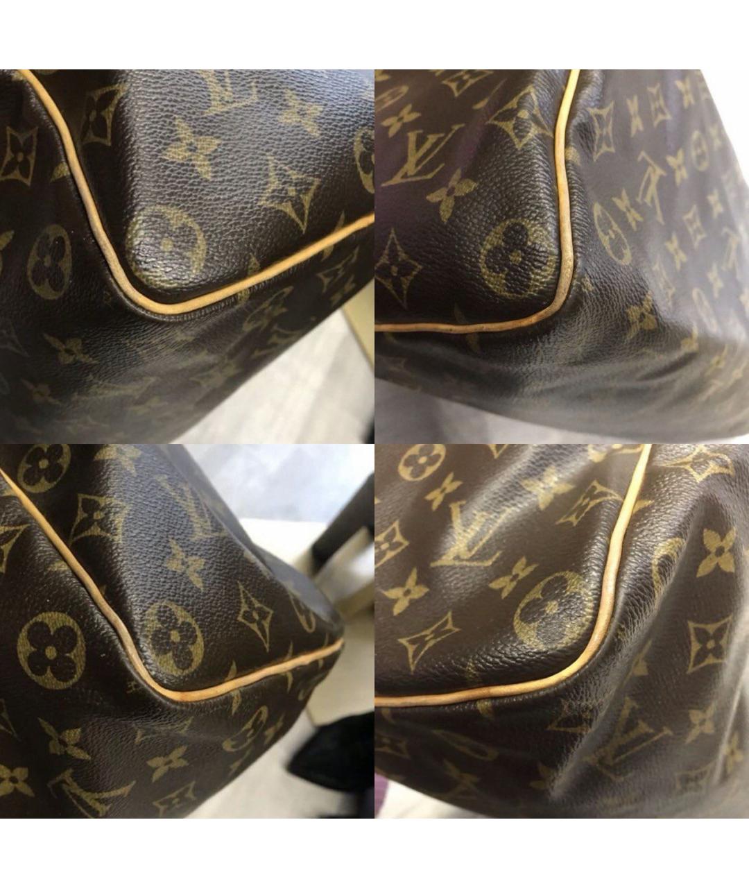 LOUIS VUITTON Коричневая сумка с короткими ручками, фото 5