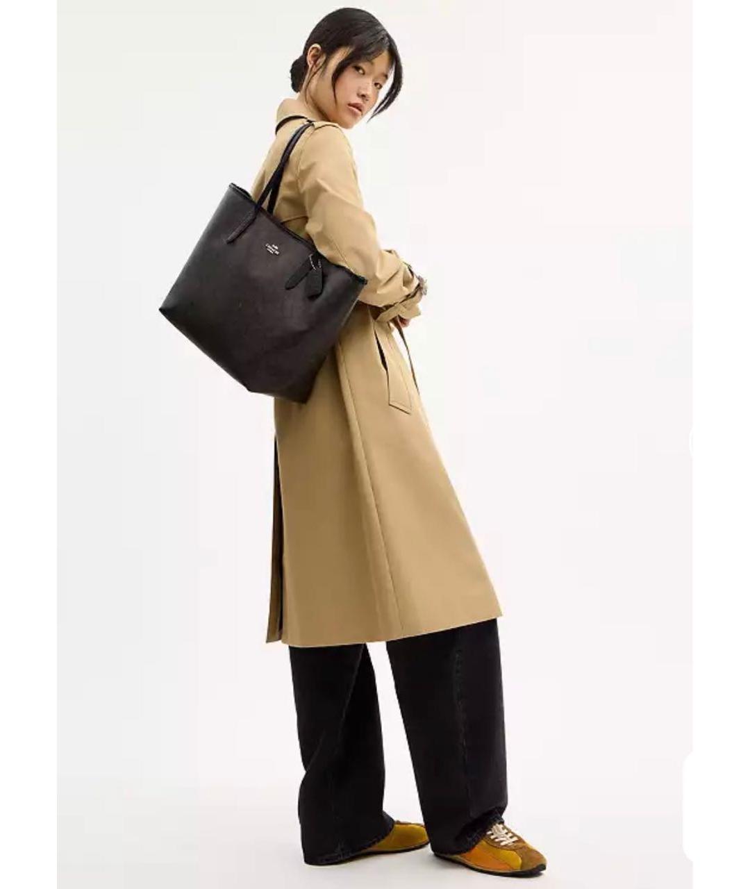 COACH Коричневая сумка тоут, фото 6