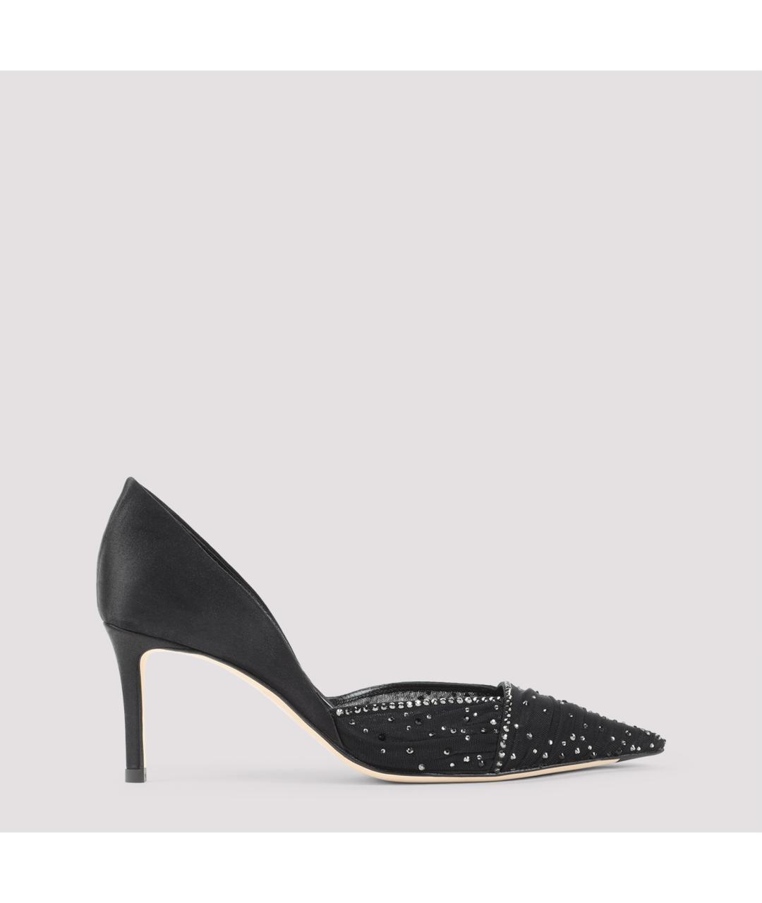 GIORGIO ARMANI Черные текстильные туфли, фото 2