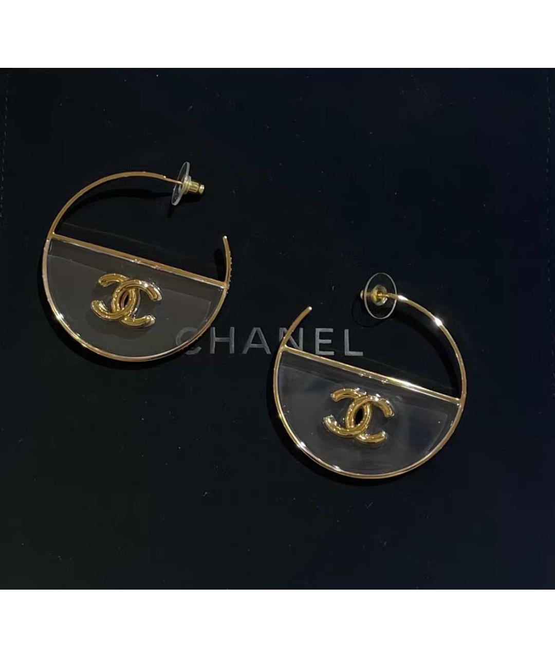 CHANEL Желтые серьги, фото 6