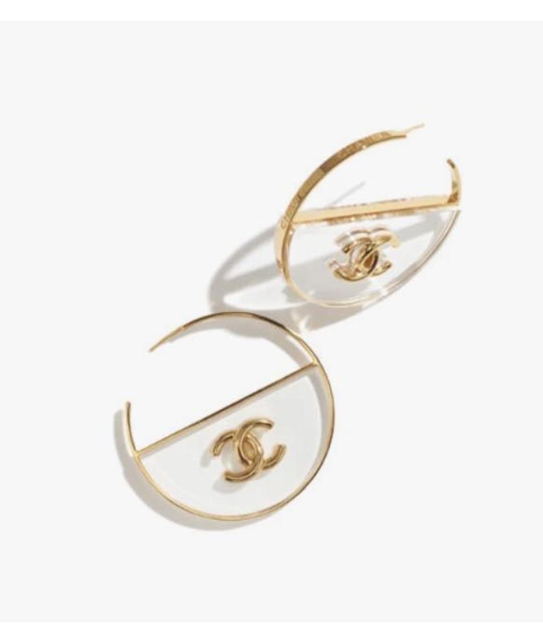 CHANEL Желтые серьги, фото 5