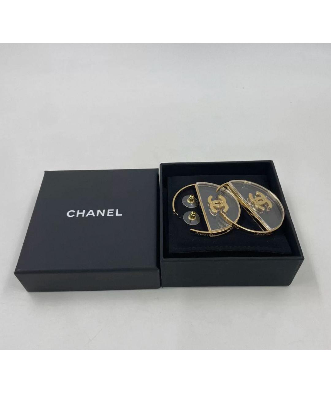 CHANEL Желтые серьги, фото 3