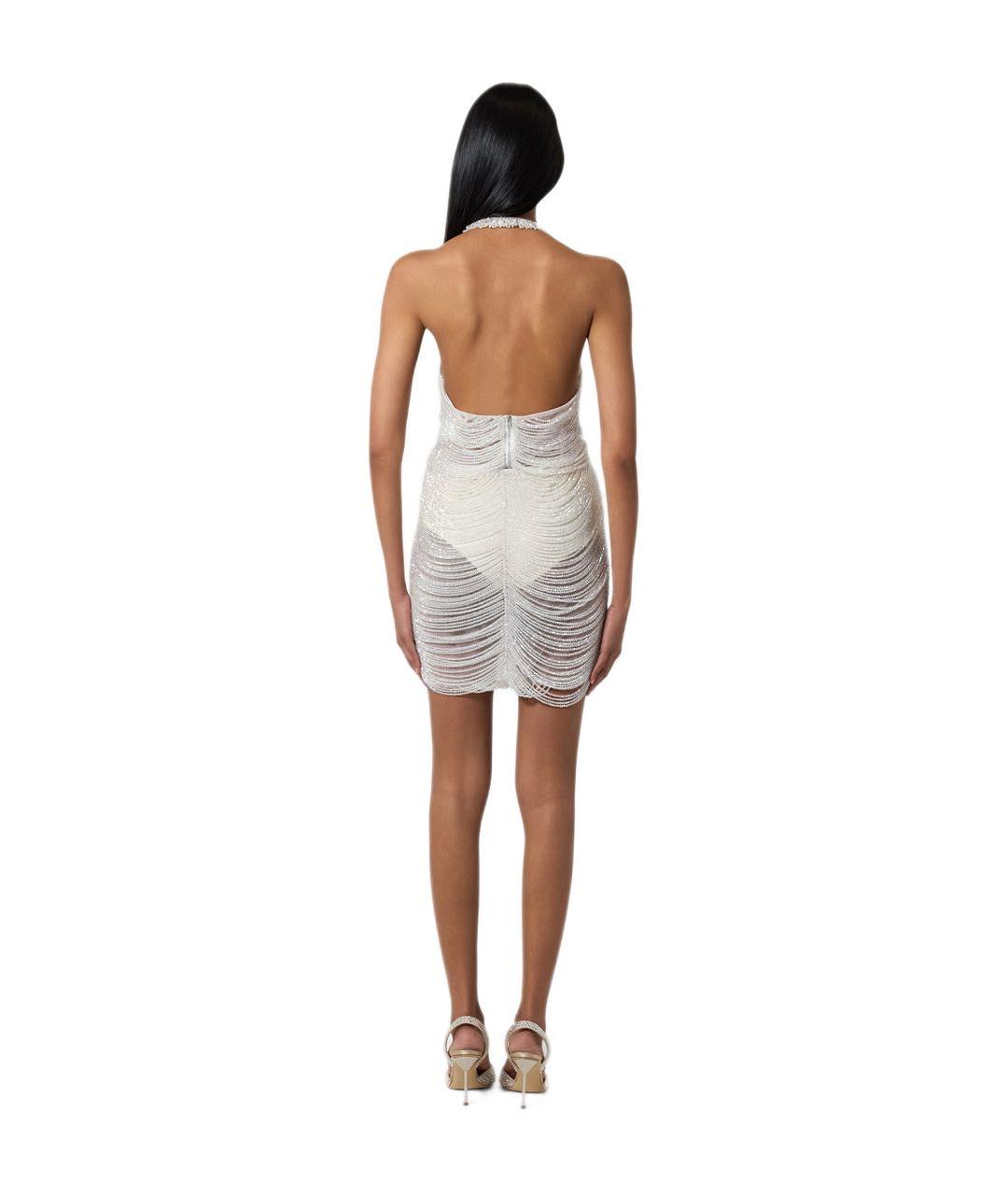 GIUSEPPE DI MORABITO Белая полиамидовая майка, фото 4