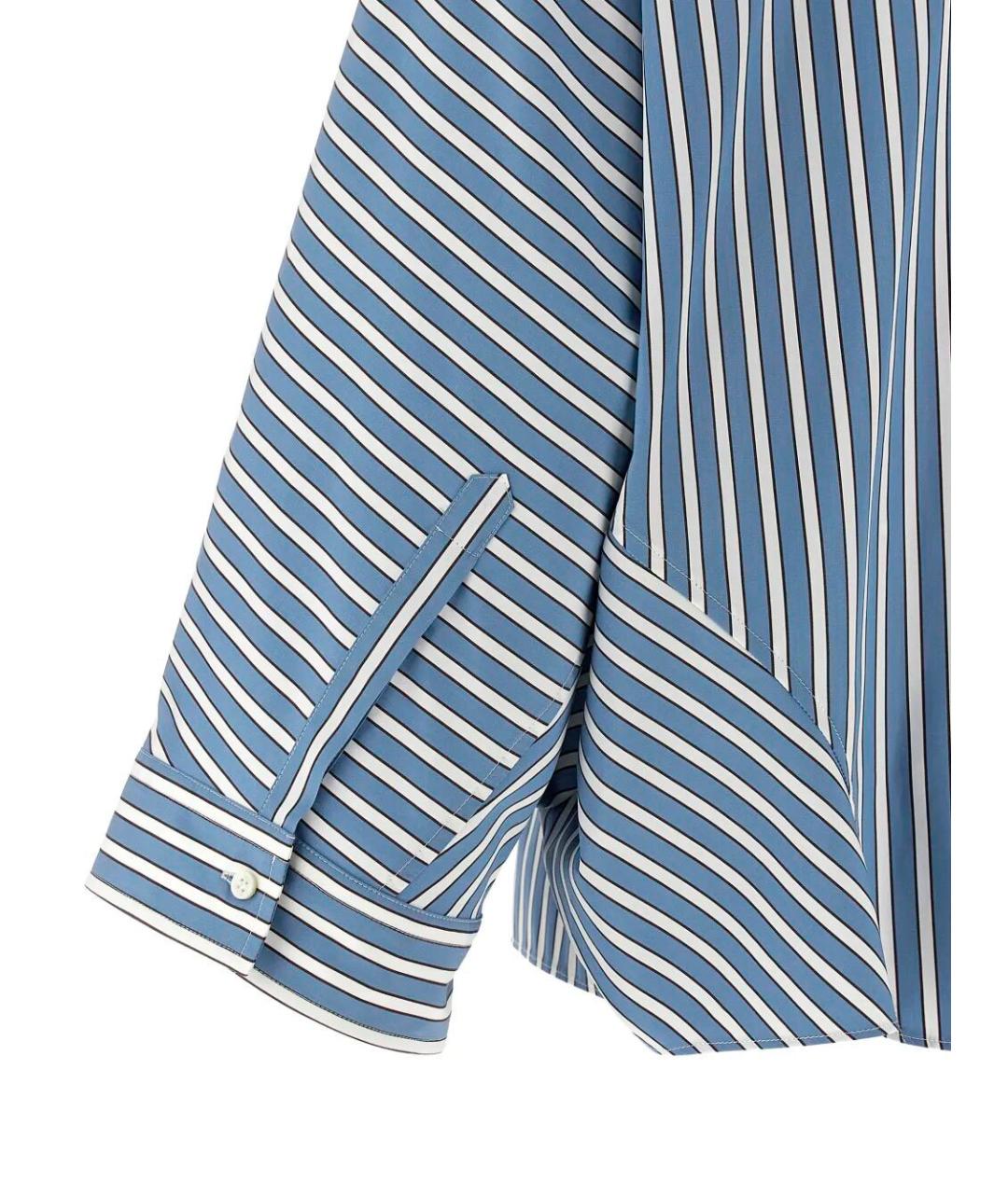 BRUNELLO CUCINELLI Голубая хлопковая рубашка, фото 3