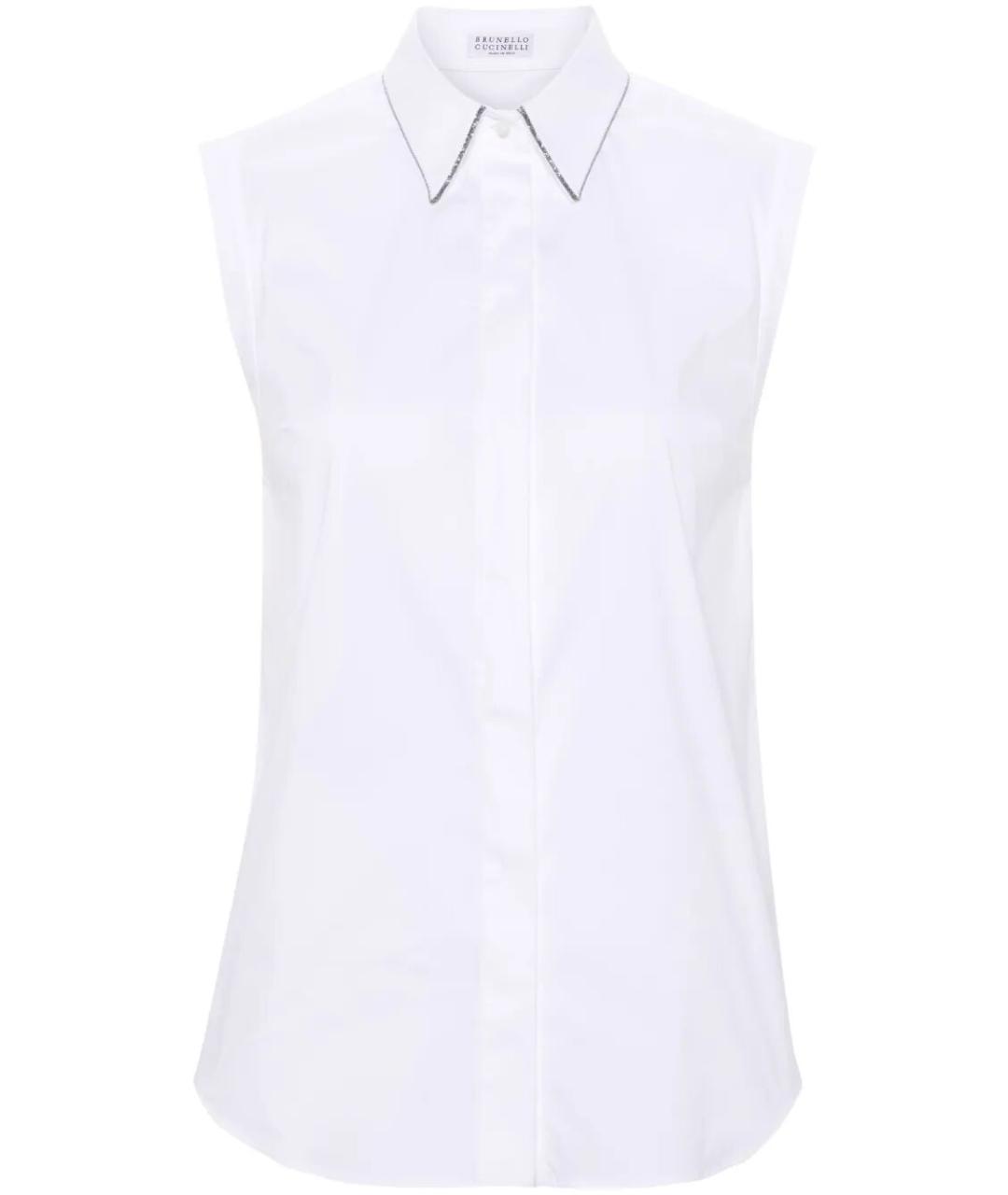 BRUNELLO CUCINELLI Белая хлопковая рубашка, фото 1