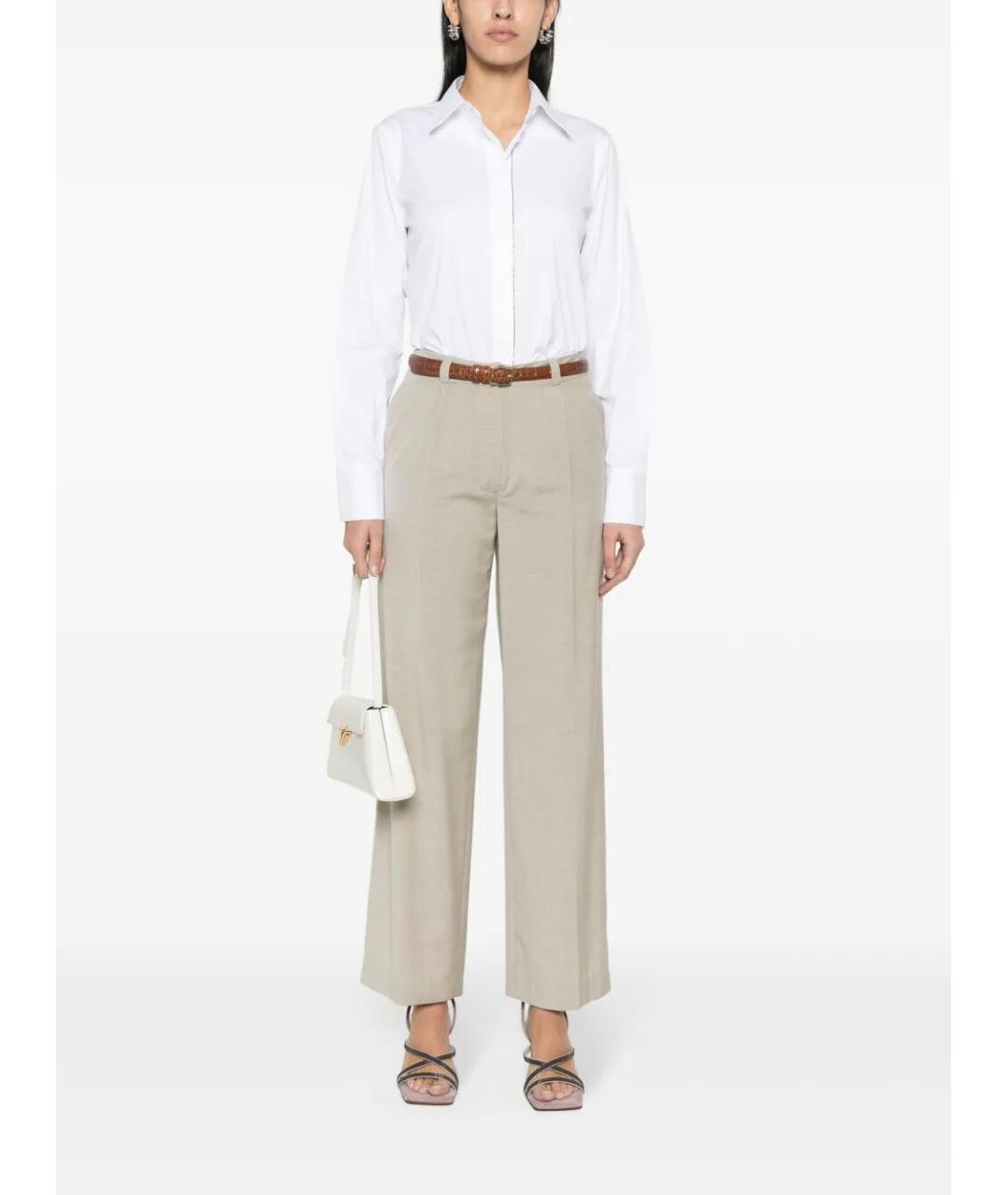 BRUNELLO CUCINELLI Белая хлопковая рубашка, фото 2