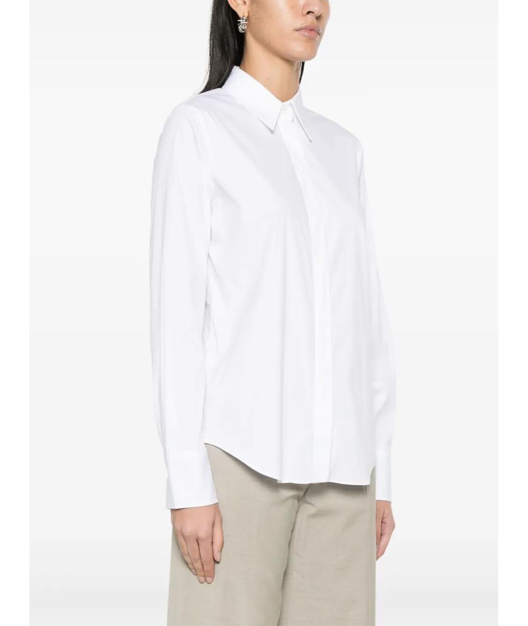 BRUNELLO CUCINELLI Белая хлопковая рубашка, фото 3