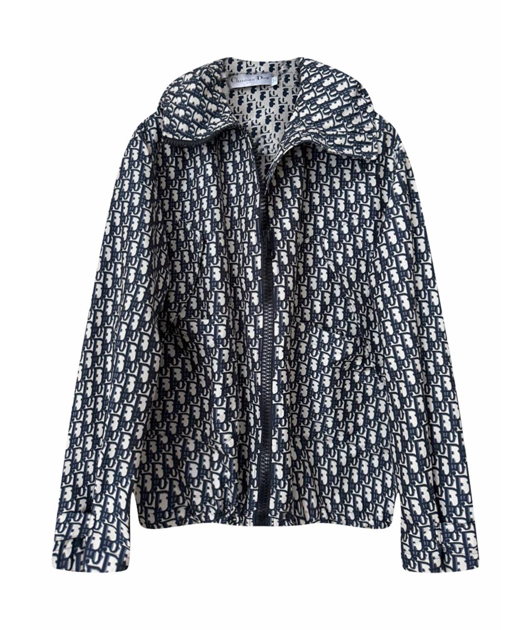 CHRISTIAN DIOR Темно-синяя полиэстеровая куртка, фото 1
