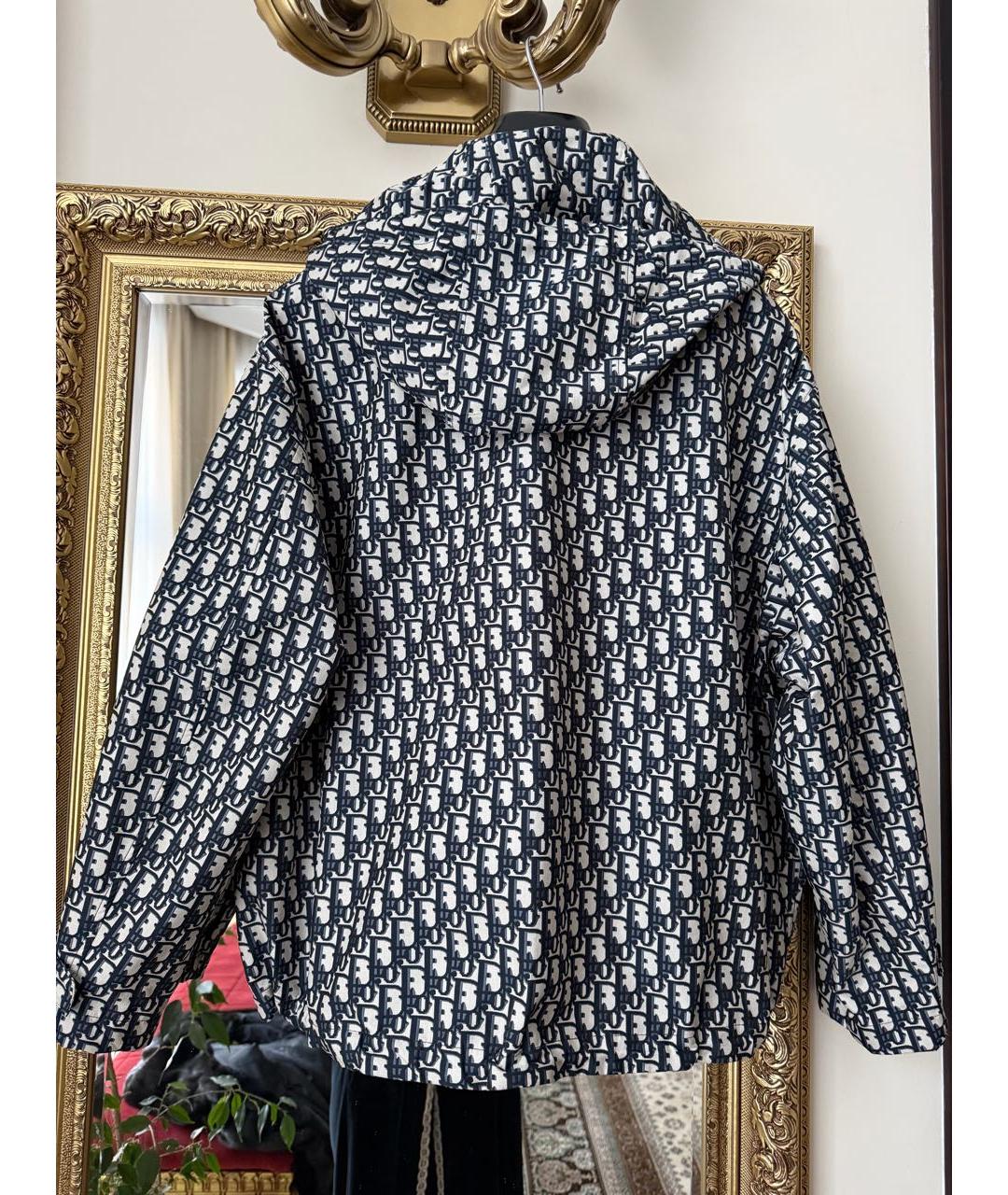 CHRISTIAN DIOR Темно-синяя полиэстеровая куртка, фото 2